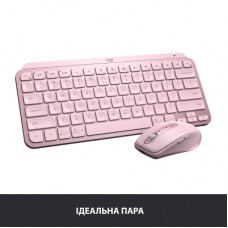 Клавіатура Logitech MX Keys Mini Wireless Illuminated UA Rose (920-010500) - Фото