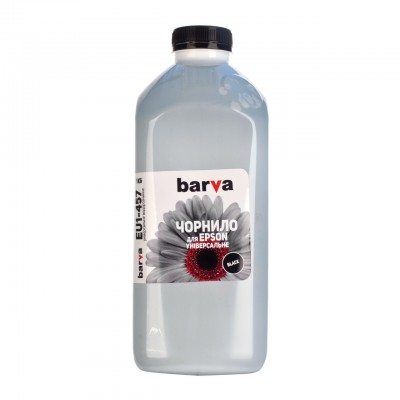 Чернила Barva Epson universal 1, water-soluble, 1 кг BLACK (EU1-457)