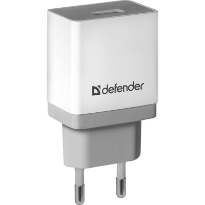 Зарядний пристрій Defender UPA-21 white, 1xUSB, 5V / 2.1 A (83571)