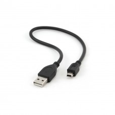 Дата кабель USB 2.0 AM to Mini 5P 0.3m Cablexpert (CCP-USB2-AM5P-1)