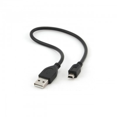 Дата кабель USB 2.0 AM to Mini 5P 0.3m Cablexpert (CCP-USB2-AM5P-1)