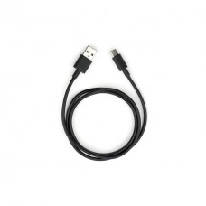 Дата кабель USB 2.0 AM to Type-C PVC 1m black Vinga (VCPDCTC1BK) - Фото