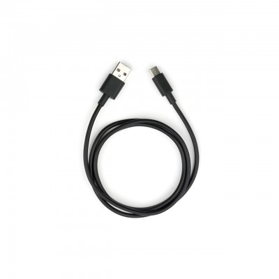 Дата кабель USB 2.0 AM to Type-C PVC 1m black Vinga (VCPDCTC1BK)