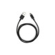 Дата кабель USB 2.0 AM to Type-C PVC 1m black Vinga (VCPDCTC1BK)