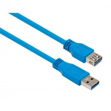 Дата кабель USB 3.0 AM/AF 1.8m Vinga (VCPUSB3AMAF1.8B) - Фото
