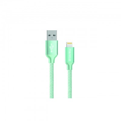Дата кабель USB 2.0 AM to Lightning mint ColorWay (CW-CBUL004-MT)