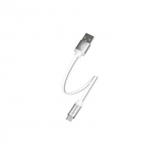 Дата кабель USB 2.0 AM to Type-C 0.25m white ColorWay (CW-CBUC001-WH) - Фото