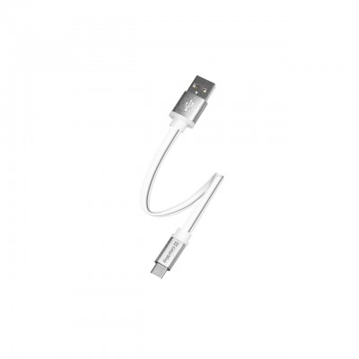 Дата кабель USB 2.0 AM to Type-C 0.25m white ColorWay (CW-CBUC001-WH)