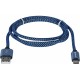 Дата кабель USB 2.0 AM to Type-C 1.0m USB09-03T PRO blue Defender (87817) Дата кабель USB 2.0 AM to Type-C 1.0m USB09-03T PRO blue Defender (87817)