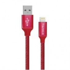 Дата кабель USB 2.0 AM to Lightning 2.0m red ColorWay (CW-CBUL007-RD) - Фото