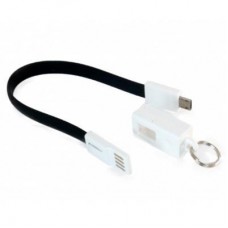Дата кабель USB 2.0 AM to Micro 5P 0.18m black EXTRADIGITAL (KBU1786) - Фото