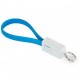 Дата кабель USB 2.0 AM to Type-C 0.18m blue EXTRADIGITAL (KBU1787)