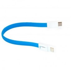 Дата кабель USB 2.0 AM to Type-C 0.18m blue EXTRADIGITAL (KBU1787) - Фото