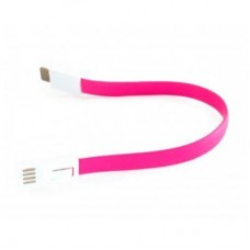 Дата кабель USB 2.0 AM to Type-C 0.18m pink Extradigital (KBU1788) - Фото
