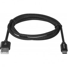 Дата кабель USB 2.0 AM to Type-C 1.0m USB09-03T PRO Black Defender (87814) - Фото