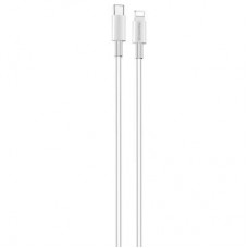 Дата кабель USB Type-C to Lightning 1.0m 3A white ColorWay (CW-CBPDCL032-WH) - Фото