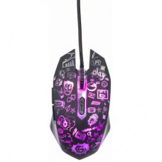 Мышка Gembird MUS-6B-GRAFIX-01 USB Black (MUS-6B-GRAFIX-01) - Фото