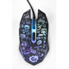 Мышка Gembird MUS-6B-GRAFIX-01 USB Black (MUS-6B-GRAFIX-01) - Фото
