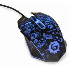 Мышка Gembird MUS-6B-GRAFIX-01 USB Black (MUS-6B-GRAFIX-01) - Фото