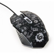Мышка Gembird MUS-6B-GRAFIX-01 USB Black (MUS-6B-GRAFIX-01) - Фото