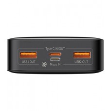 Повербанк Baseus Bipow 20000mAh 20W(PPDML-M01) Black PPBD20 УМБ (басеус 20000) - Фото