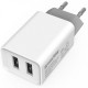 Зарядний пристрій ColorWay 2 USB AUTO ID 2.1 A (10 W) (CW-CHS015-WT)