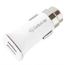 Зарядний пристрій Gelius Pro Apollo GP-CC01 2 USB 3.1 A + Cable iPhone X White (71433) - Фото