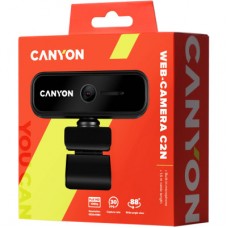 Веб-камера Canyon C2N 1080p Full HD Black (CNE-HWC2N) - Фото