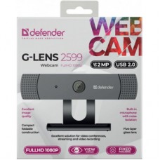 Веб-камера Defender G-lens 2599 Full HD 1080p Black (63199) - Фото