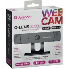 Веб-камера Defender G-lens 2599 Full HD 1080p Black (63199) - Фото