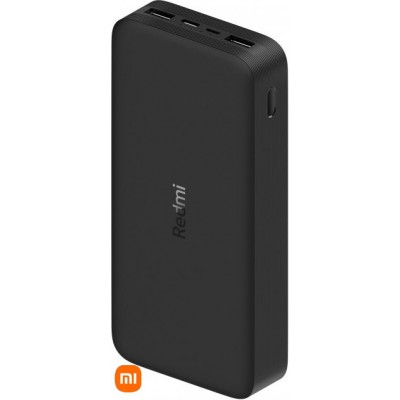 Оригінальний Xiaomi Redmi Power Bank 20 000 mAh PB200LZM Black VXN4GL Швидка Зарядка QC3,0 18W