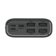 Оригінальний Wozinsky Power Bank 30000 mAh Li-Ion 4 x USB with LCD display 2A black WPB-001BK