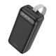 Оригінальний Borofone Power Bank BJ14B Freeway 30000 mAh Black LED ліхтарик 6974443386011