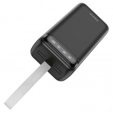 Оригінальний Borofone Power Bank BJ14B Freeway 30000 mAh Black LED ліхтарик 6974443386011 - Фото