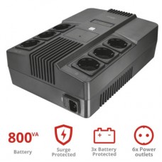 Джерело безперебійного живлення Trust Maxxon 800VA UPS (23326_TRUST) - Фото