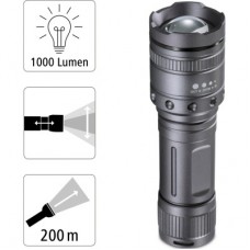 Ліхтар Hama Ultra Pro LED Torch L1000 Black (00185801) - Фото