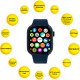 Смарт-годинник AURA X1 Pro 44 mm Blue (SWAX144BL)