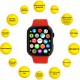 Смарт-годинник AURA X2 Pro 44 mm Red (SWAX244R)