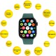 Смарт-годинник AURA X3 Pro 47 mm Green (SWAX347G)