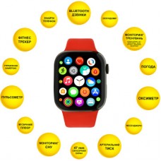 Смарт-годинник AURA X3 Pro 47 mm Red (SWAX347R) - Фото