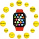 Смарт-годинник AURA X3 Pro 47 mm Red (SWAX347R)