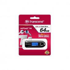 USB флеш накопитель Transcend 64GB JetFlash 790 USB 3.0 (TS64GJF790K) - Фото