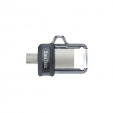 USB флеш накопитель SANDISK 64GB Ultra Dual Black USB 3.0 OTG (SDDD3-064G-G46) - Фото