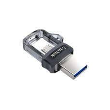 USB флеш накопитель SANDISK 64GB Ultra Dual Black USB 3.0 OTG (SDDD3-064G-G46) - Фото