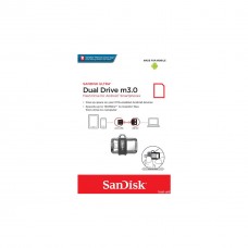 USB флеш накопитель SANDISK 64GB Ultra Dual Black USB 3.0 OTG (SDDD3-064G-G46) - Фото