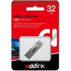 USB-флеш-накопичувач AddLink 32GB U20 Titanium USB 2.0 (ad32GBU20T2) - Фото