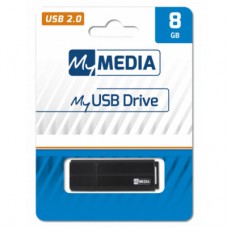 USB-флеш-накопичувач Verbatim 8 GB MyMedia Black USB 2.0 (69260) - Фото