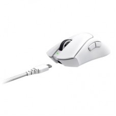 Мышка Razer DeathAdder V3 PRO Wireless White (RZ01-04630200-R3G1) - Фото