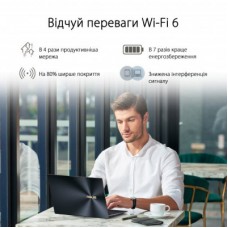 Мережева карта Wi-Fi ASUS USB-AX56 AX1800 USB 3.0 WPA3 MU-MIMO OFDMA (USB-AX56) - Фото