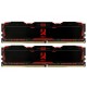 Модуль пам'яті для комп'ютера DDR4 16 GB (2X8GB) 3200 MHz IRDM X Black Goodram (IR-X3200D464L16SA/16GDC)
